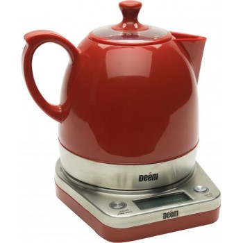 غلاية كهربائيه لصنع الكرك من ديم , 1 لتر, احمر , AD-EPKT-1012A